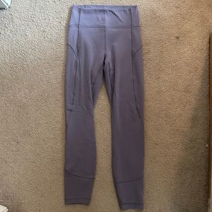 Lululemon purple 25” leggings